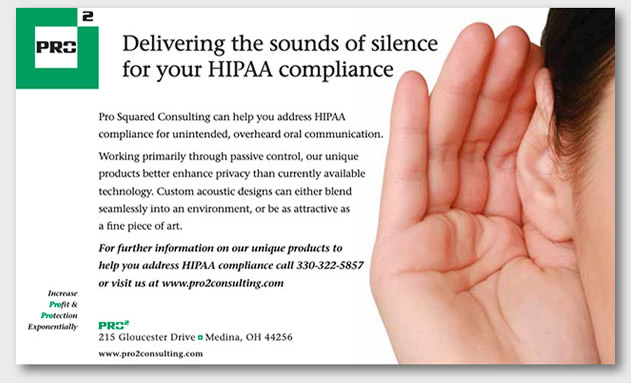 Pro Squared Consulting Sounds of Silence Ad